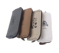 Paris souvenirs Trousse sur toile Stylo crayon papeterie Sac pochette Coque, Lot de 4