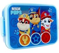 PARIS STOCK Maxxidiscount - Boîte à goûter Stitch - Lunch box - Pour enfant - Crèche - Maternelle - Ecole - Vacances - 16 cm - Idée Cadeau (Pat Patrouille Bleu)