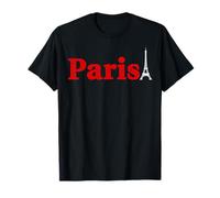 Paris Style Minimaliste rétro Voyage Amour France T-Shirt