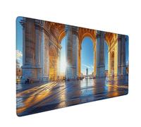 Paris Tapis de Souris Arc de Triomphe Tapis de Souris XXL 1200 x 600 mm Mouse Pad Gaming en Caoutchouc Antidérapant et Imperméable Desk Mat pour PC, Ordinateur, Maison, Gamer, Accessoires Bureau v4156
