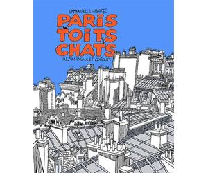 Paris Toits Chats - Emmanuel Lemaire - Beaulet Alain - cartonné - Beau livre