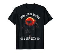 Paris Total Lunar Eclipse Blood Moon 7 Sep 2025 Enthusiasts T-Shirt