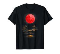 Paris Total Lunar Eclipse Blood Moon 7 Sep 2025 fun style-3 T-Shirt