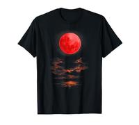 Paris Total Lunar Eclipse Blood Moon 7 Sep 2025 fun style-4 T-Shirt