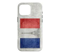 Paris Tour Eiffel et Drapeau français Coque pour iPhone 16 Pro Max