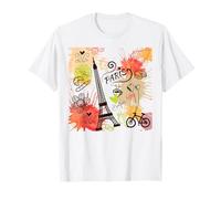 Paris Tour Eiffel France Français Souvenir Français T-Shirt