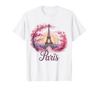 Paris Tour Eiffel Le Signe de l'amour France Maison Parisienne T-Shirt