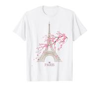 Paris Tour Eiffel Signe de l'amour France Maison Parisienne T-Shirt Graphique avec Valeur