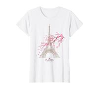 Paris Tour Eiffel Signe de l'amour France Maison Parisienne T-Shirt Graphique avec Valeur