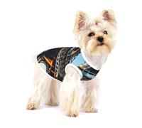 Paris Tour Eiffel T-shirt imprimé photo pour petits chiens Chemise tendance respirante sans manches pour petits chiens