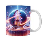 Paris Tower Tasse, Paris Tower Tasse à café - Tasse de nouveauté en céramique, Tour de Paris France Tasse à boire en céramique pour les amateurs de café, de thé, de lait et de boissons