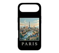 Paris Town France Tour Eiffel Rétro Voyage Design Art Coque pour iPhone Air