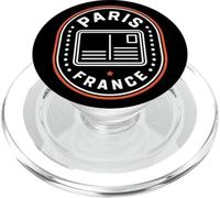 Paris Travel I France Voyage France Tour Eiffel Français PopSockets PopGrip pour MagSafe