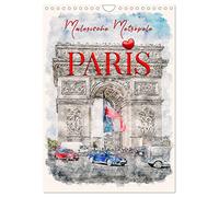 Paris - une métropole pittoresque, Version française (Calendrier mural 2026 DIN A4 portrait), Calendrier CALVENDO mensuel