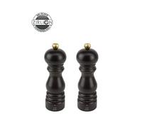 PEUGEOT Duo moulins Paris u'Select 18 cm – 6 réglages, bois PEFC, mécanisme Zirlion, chocolat