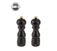 Paris u'Select Duo de moulins à poivre et à sel manuels en bois, u'Select, chocolat, 18cm - 7in Peugeot