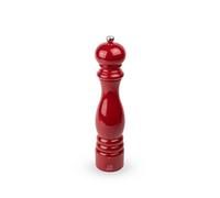 PEUGEOT - Moulin à Sel Paris u'Select 30 cm - 6 Réglages de Moutures - Innovation Sel Glace, Mécanisme Zirlion - En Bois Labellisé PEFC - Fabrication Française - Coloris Laqué Rouge Passion