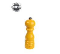 Paris u'Select Moulin à sel manuel u'Select en bois laqué, jaune safran, 18 cm - 7in Peugeot