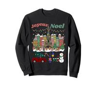 Paris Village de Noël Joyeux Noël Vacances Sweatshirt