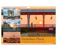 Paris, ville bien-aimée - Une série de photos de la ville de l'amour, Version française (Calendrier mural 2026 DIN A4 portrait), Calendrier CALVENDO mensuel