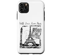 Paris with Love from Paris France French Postcard Coque pour iPhone 11 Pro Max