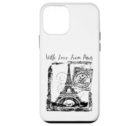 Paris with Love from Paris France French Postcard Coque pour iPhone 12 Mini