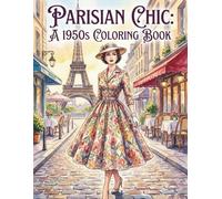 PARISIAN CHIC: 1950s COLORING BOOK