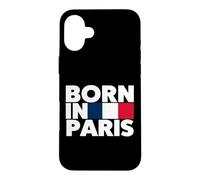 Parisian, J'aime Paris, Born in Paris Illustration Graphic Coque pour iPhone 16 Plus