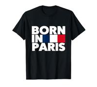 Parisian, J'aime Paris, Born in Paris Illustration Graphic T-Shirt Graphique avec Valeur