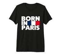 Parisian, J'aime Paris, Born in Paris Illustration Graphic T-Shirt Haut de Gamme