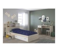 PARISOT Chambre enfant complete Tete de lit lit bureau Style contemporain Décor acac G