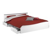 Parisot Zodiac Lit Femme L 160 X L 200 Cm - Contemporain - Blanc Mat Multicolore
