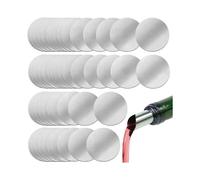 PARK (50 pièces) 50/100 pièces Argent Feuille Aluminium Vin Verseur Disque Pliable Flexible Réutilisable