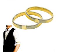 PARK Brassards antidérapants en métal pour chemises, élastiques et extensibles, 1 paire