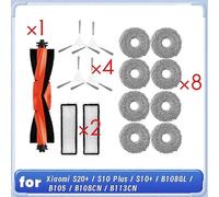 PARK convient pour 15 pièces pour Xiaomi S20+ / S10 Plus / S10+ / B108GL / B105 / B108CN / B113CN Robot