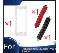 PARK Convient pour Roborock Qrevo Master/V20/P10S Pro Couvercle de brosse principale avec 1 paire de