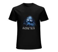 PARK DANCE BAG Men's The Angels Have The Phone Box Summer T-Shirt Black 3XL