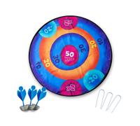 Simba – Jeu de fléchettes d'extérieur Park Dart – 3 fléchettes 14 cm, cible pliable Ø132 cm