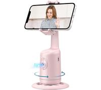 PARK (rose) Support de téléphone avec suivi automatique du visage, rotation à 360, support de caméra