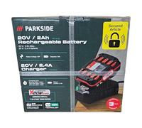Parkside Batterie 20V PAP20B1 2 Ah avec Chargeur PLG20C1 et Active Cell Balancing