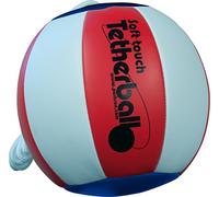 Park & Sun Sports Spirobole Doux au Toucher avec Corde de Nylon de 7 'et d'un Clip, BALL-300TB-RWB, Americana (Red/White/Blue)