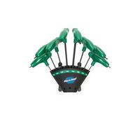 Park Tool clés torx 35,6 cm acier/nylon noir/vert 9-pièces