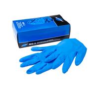 Park Tool – Gants d'atelier en nitrile – Boîte de 100 unités – Bleu M