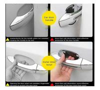 PARK4pcs Autocollants de sécurité réfléchissants pour poignées de portières et cuvettes de voiture -