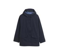 Parka 3 couches toucher coton courte et évasée femme Aigle MTD® Bleu S