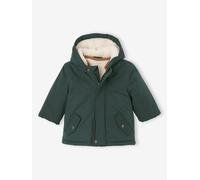 Parka 3 en 1 bébé avec gilet amovible en sherpa vert sapin 6M(67CM)