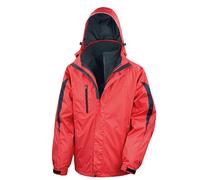 Parka 3 En 1 - Homme - Intérieur Softshell - R400m - Rouge
