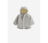 Parka 3 en 1 mi-saison bébé avec gilet sans manches en sherpa amovible vert sauge 6M(67CM)