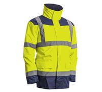 Veste KANATA PU HI-VIZ 3M jaune fluo/marine TS - - 7KANYS