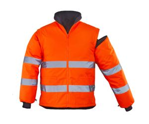 Parka 4/1 ROADWAY 4/1 bleu marine/orange - COVERGUARD - 7ROPO XL